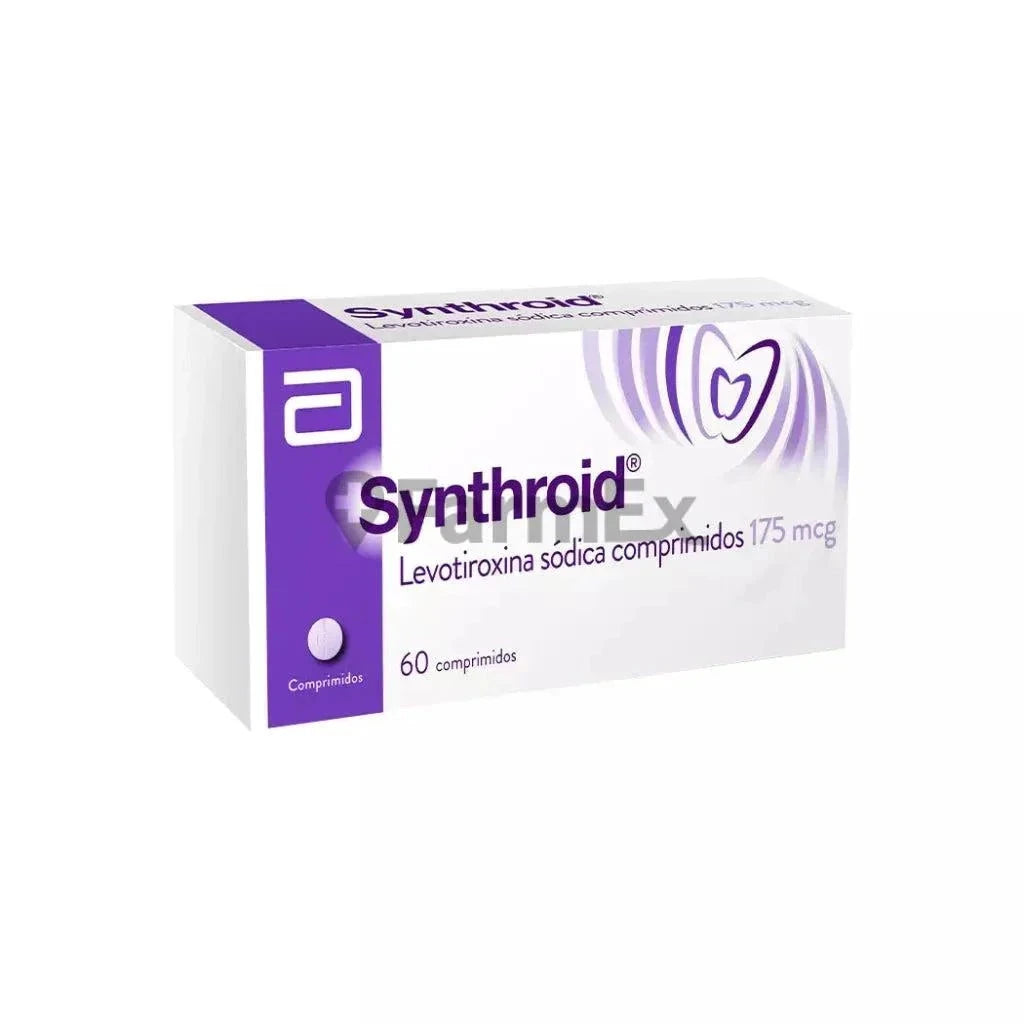 Synthroid 175 mcg x 60 comprimidos Farmex-Pluxee-Persistente